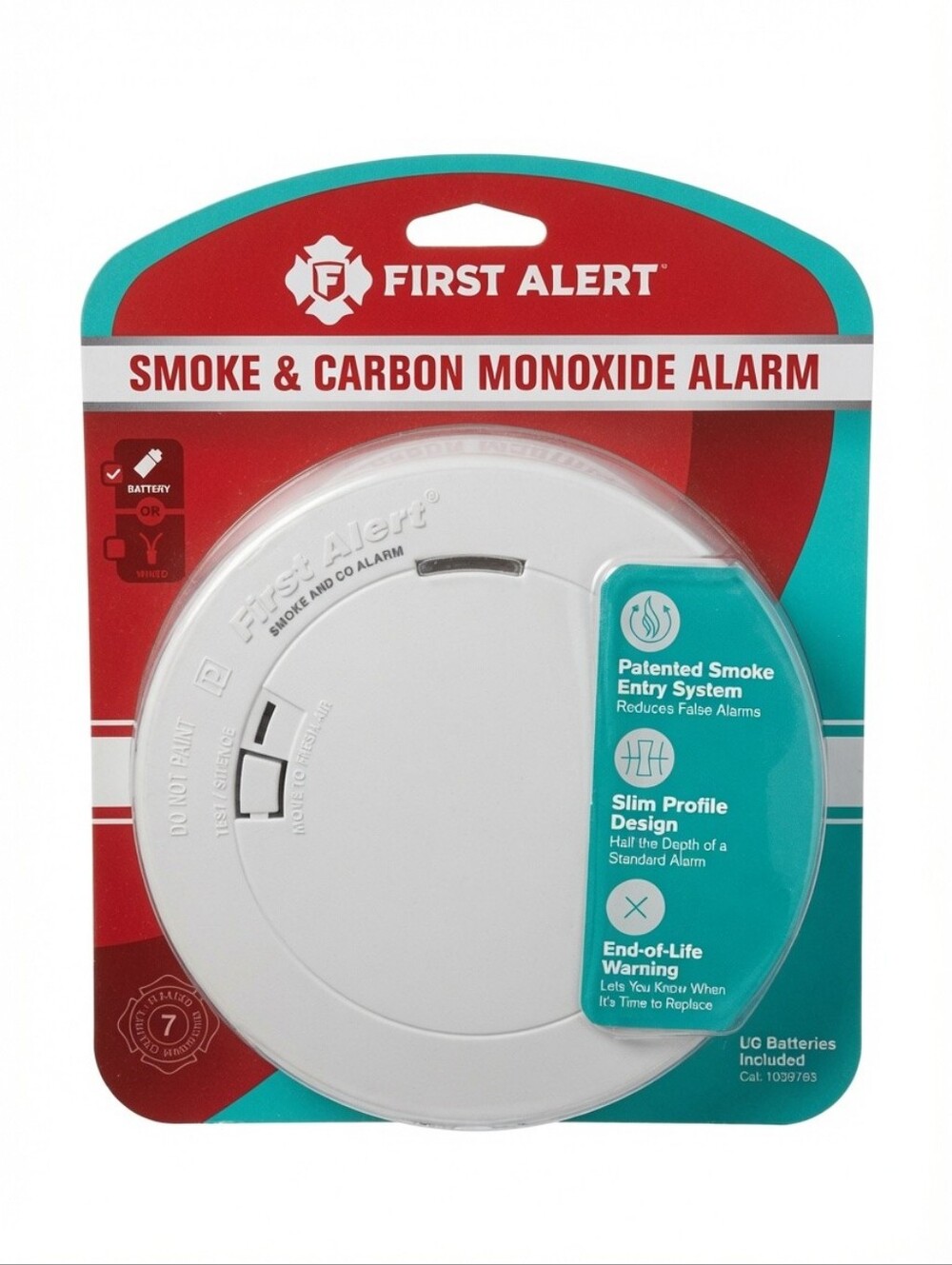 First Alert Smoke & Carbon Monoxide Alarm 10 Year Battery Dual Sensor NEW SEALED